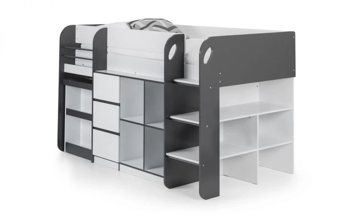 Cirrus Mid Sleeper - Charcoal Grey and/ White